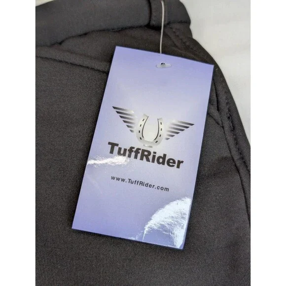 Tuff Rider Men's Patrol UnifleeceBreeches Size 28 Black Equestrian NWT